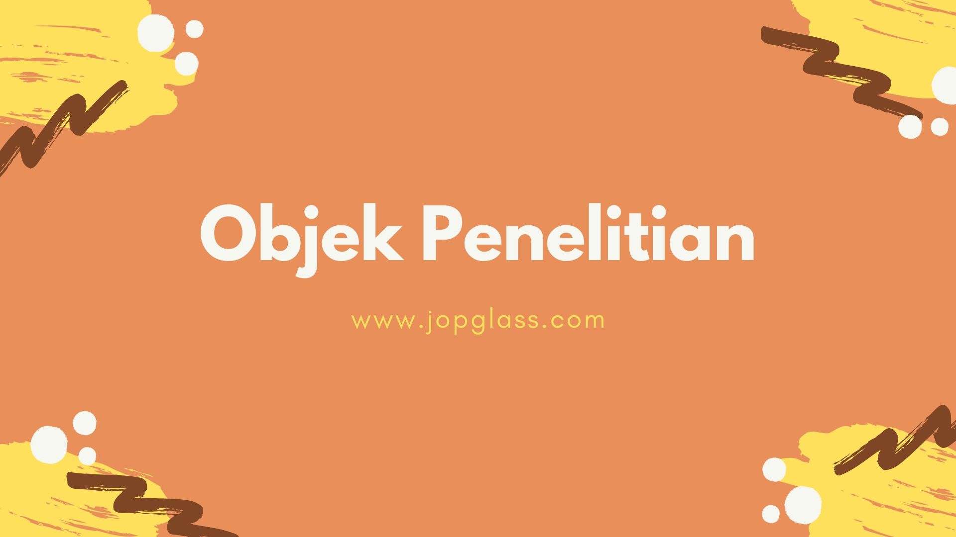 Objek Penelitian