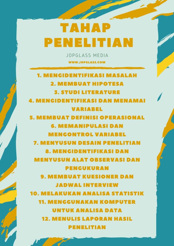 Contoh Tahapan Penelitian Kuantitatif dan Kualitatif