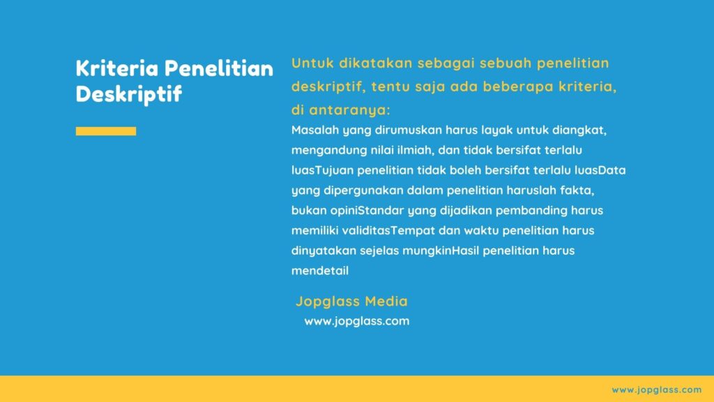 Penelitian Deskriptif: Pengertian, Langkah dan Contoh